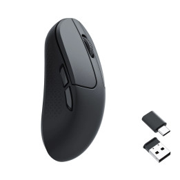 Безжична геймърска мишка Keychron M3 Mini 1000Hz, Matte Black - M3M-A1