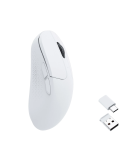 Безжична геймърска мишка Keychron M3 Mini 1000Hz, Matte White - M3M-A3