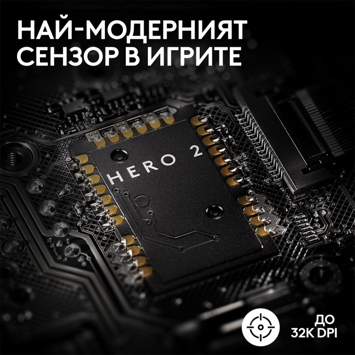 Безжична геймърска мишка Logitech G Pro X Superlight 2 Wireless White - 910-006638