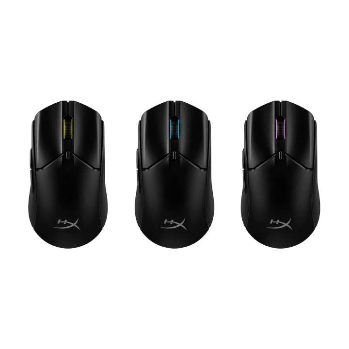 Безжична геймърска мишка HyperX Pulsefire Haste 2, Wireless, RGB, USB, Черен - 6N0B0AA