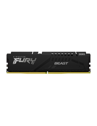 RAM памет Kingston 16GB DDR5 6400MHz CL32 FURY Beast Black XMP - KF564C32BB-16