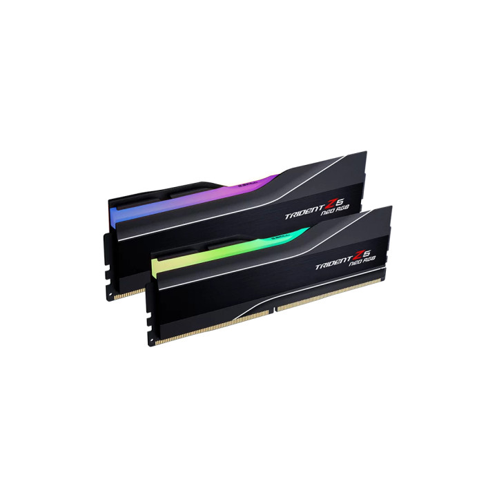 RAM памет G.SKILL 32GB(2x16GB) DDR5 6000MHz CL30 Trident Z5 Neo RGB Black AMD EXPO - F5-6000J3038F16GX2-TZ5NR