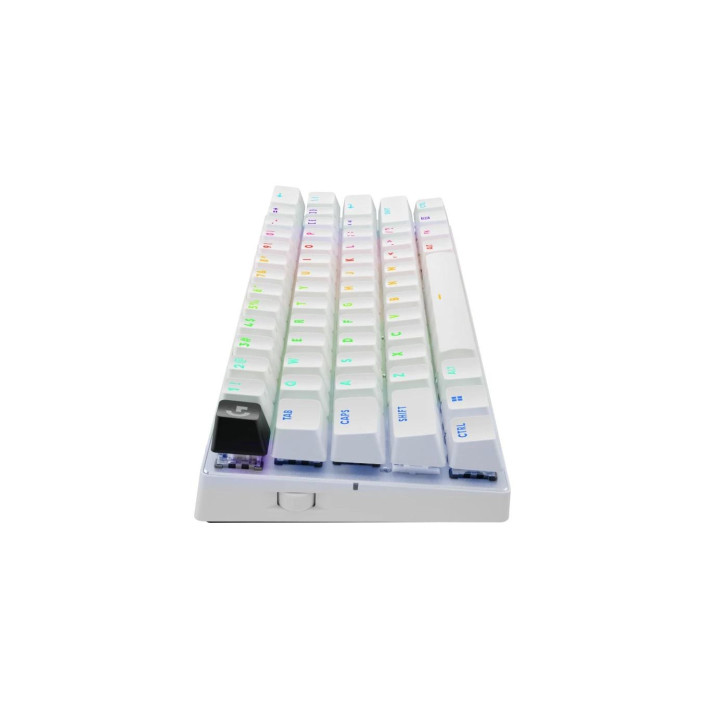 Геймърска клавиатура Logitech Pro X 60 Tactile White, KEYCONTROL, LIGHTSYNC, RGB, бял - 920-011930