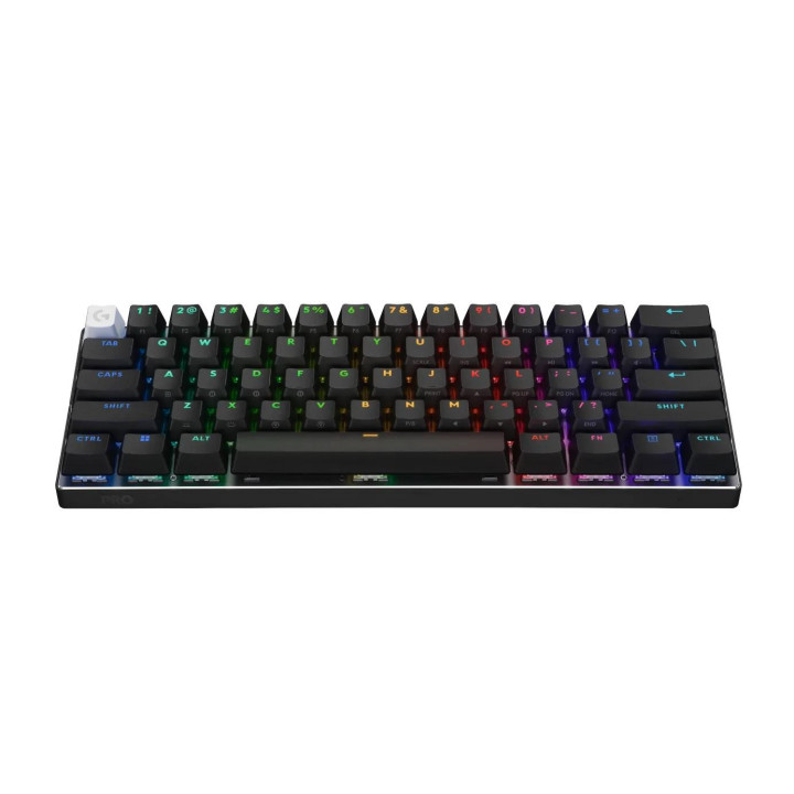 Геймърска клавиатура Logitech Pro X 60 Tactile black, KEYCONTROL, LIGHTSYNC, RGB, черен - 920-011911