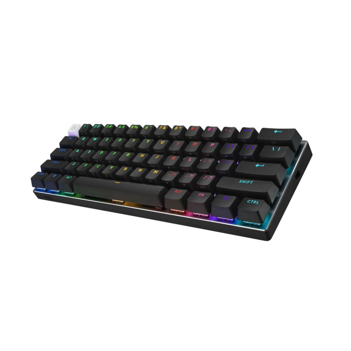Геймърска клавиатура Logitech Pro X 60 Tactile black, KEYCONTROL, LIGHTSYNC, RGB, черен - 920-011911