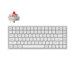 Геймърска механична клавиатура Keychron K2 Pro White QMK/VIA Hot-Swappable K Pro Red Switch, RGB Backlight Plastic Frame - K2P-P1