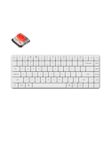 Геймърска механична клавиатура Keychron K3 Pro White QMK/VIA Gateron Low Profile Red Switch, White Backlight - K3P-O1
