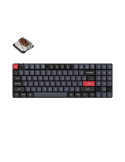 Геймърска механична клавиатура Keychron K13 Pro TKL Low Profile Gatheron Brown Switch - RGB Backlight, Aluminium Frame - K13P-H3