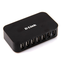 USB хъб 7 порта D-Link USB 2.0 Hub