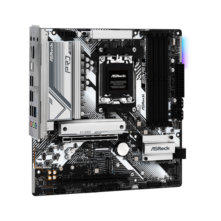 Дънна платка AsRock B650M PRO RS, AM5, 4xDDR5