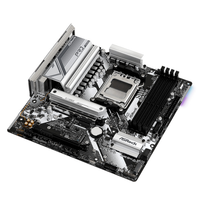 Дънна платка AsRock B650M PRO RS, AM5, 4xDDR5