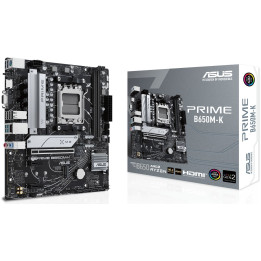 Дънна платка Asus PRIME B650M-K, AM5, 2xDDR5 - 90MB1F60-M0EAY0