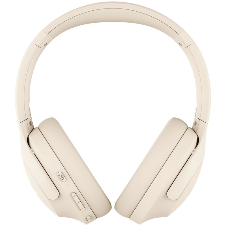 Bluetooth слушалки Canyon OnRiff 10, with Active Noise Cancellation function, BT V5.3 AC7006, battery 300mAh, Type-C charging plug, Beige - CNS-CBTHS10BG