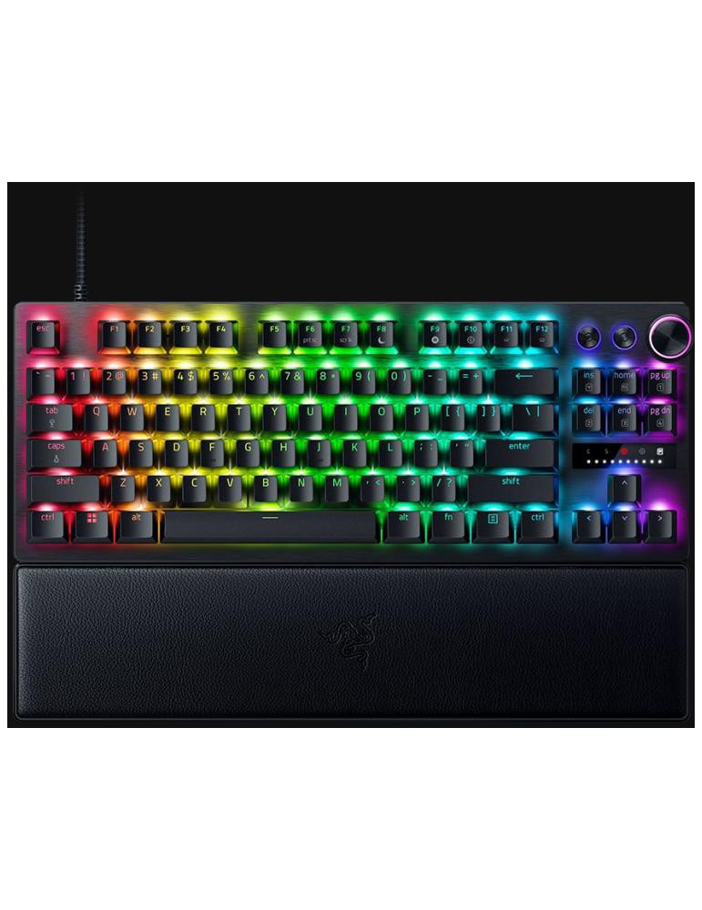 Геймърска клавиатура Razer Huntsman V3 Pro Tenkeyless, Razer Chroma RGB - RZ03-04980100-R3M1