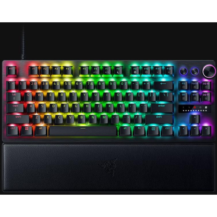 Геймърска клавиатура Razer Huntsman V3 Pro Tenkeyless, Razer Chroma RGB - RZ03-04980100-R3M1
