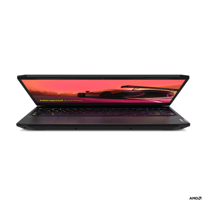 Лаптоп Lenovo IdeaPad GAMING 3, AMD Ryzen 5 5500H, 15.60" FHD, IPS 250nits AG, 45% NTSC, 60Hz, 8GB RAM, 512GB SSD, NVIDIA GeForce RTX 2050 4GB GDDR6 - 82K20283BM
