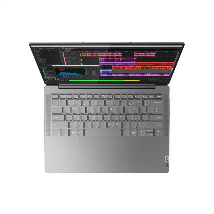 Лаптоп Lenovo Yoga SLIM 7 14, Intel Core Ultra 7 155H, 14" WUXGA, OLED 400nits Glossy, 100% DCI-P3, Eyesafe, 32GB RAM, 1TB SSD, Integrated Intel Arc Graphics, Win 11 Home - 83CV003EBM