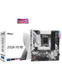 Дънна платка AsRock B760M Pro RS, LGA1700, DDR5, 1x PCIe 5.0, 3x Hyper M.2 PCIe Gen4x4