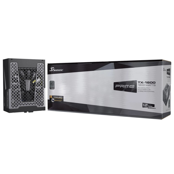 Захранване Seasonic PRIME TX-1600 PSU 1600W Titanium PCIe Gen 5  - SSR-1600TR2