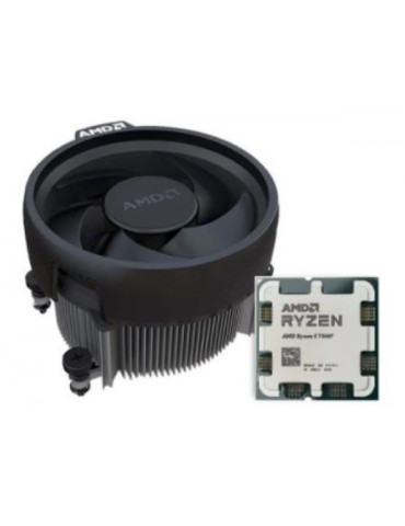 Процесор AMD Ryzen 5 7600 MPK 6-Core 3.8 GHz /5.1 GHz Turbo, 32MB, 65W, AM5, с охладител, без оригинална опаковка - 100-100001015MPK
