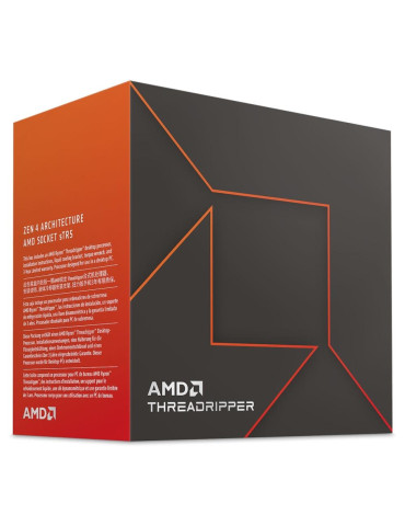 Процесор AMD Ryzen Threadripper 7960X, 24 Cores 4.2GHz, up to 5.3Ghz, Socket sTR5 - 100-100001352WOF