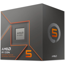 Процесор AMD Ryzen 5 8400F 6C/12T, 4.2GHz / 5.7GHz Boost, 22MB, 65W, AM5 - 100-100001591BOX