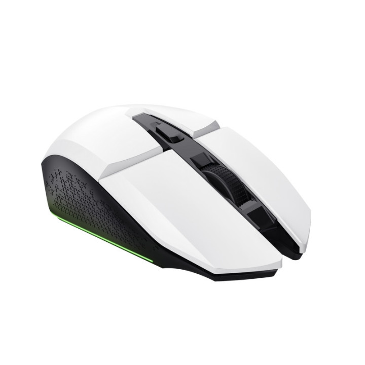 Безжична геймърска мишка TrustGXT110 Felox , White - 25069