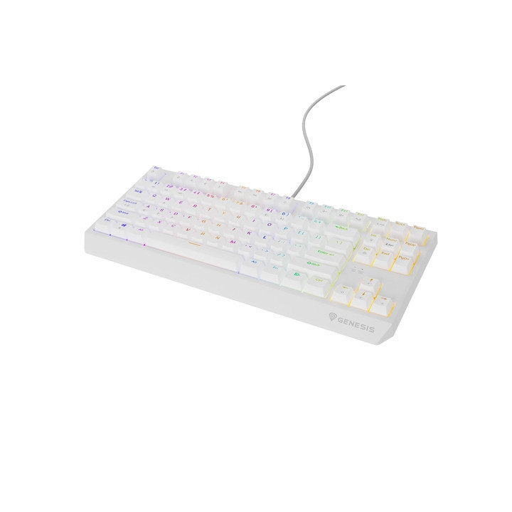Механична геймърска клавиатура Genesis Thor 230 TKL US RGB Mechanical Outemu Red White Hot Swap - NKG-2078