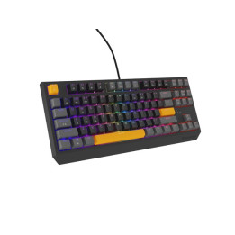 Механична геймърска клавиатура Genesis Thor 230 TKL Anchor Gray Negative US RGB Mechanical Outemu Red - NKG-2082