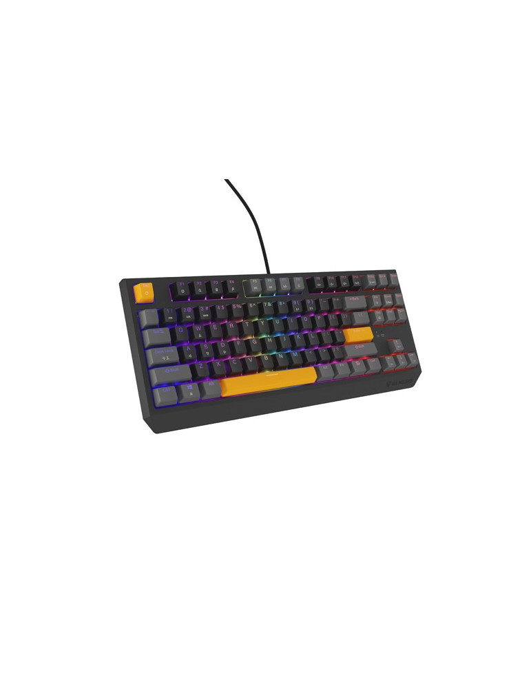 Механична геймърска клавиатура Genesis Thor 230 TKL Anchor Gray Negative US RGB Mechanical Outemu Red - NKG-2082