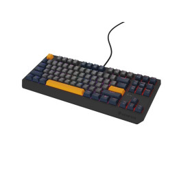 Механична геймърска клавиатура Genesis Thor 230 TKL Naval Blue Negative US RGB Mechanical Outemu Panda - NKG-2164
