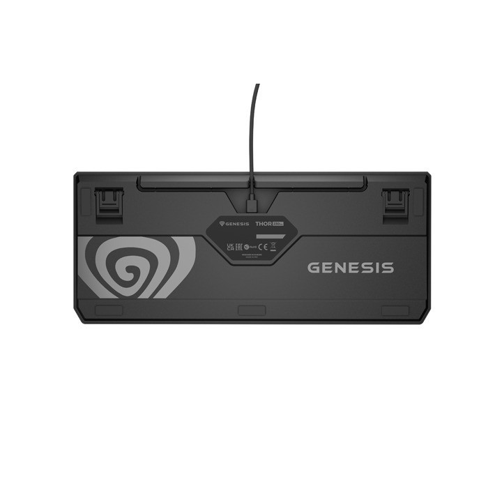 Механична геймърска клавиатура Genesis Thor 230 TKL Anchor Gray Positive US RGB Mechanical Outemu Red - NKG-2081
