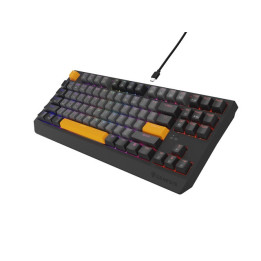 Механична геймърска клавиатура Genesis Thor 230 TKL Naval Blue Positive US Black RGB Mechanical Outemu Panda - NKG-2163