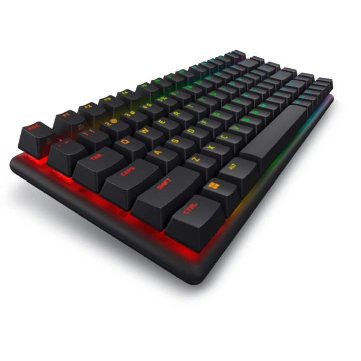 Безжична механична геймърска клавиатура Dell Alienware Pro, US (QWERTY), Dark Side of the Moon - 545-BBFQ