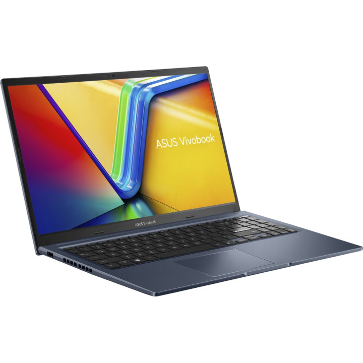 Лаптоп Asus Vivobook M1502YA-BQ018, AMD Ryzen R7-7730U, 15.6 "FHD (1920X1080) 16:9,16GB DDR4 (8 GB on BD),1TB SSD,Backlit Keyboard , NO OS, Quiet Blue - 90NB0X21-M00LK0