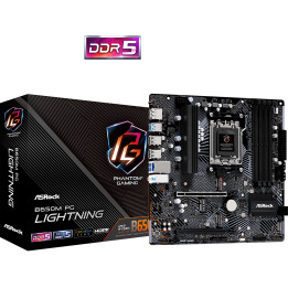 Дънна платка AsRock B650M Phantom Gaming LIGHTING, AM5, DDR5
