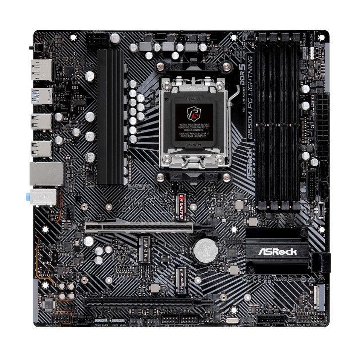 Дънна платка AsRock B650M Phantom Gaming LIGHTING, AM5, DDR5