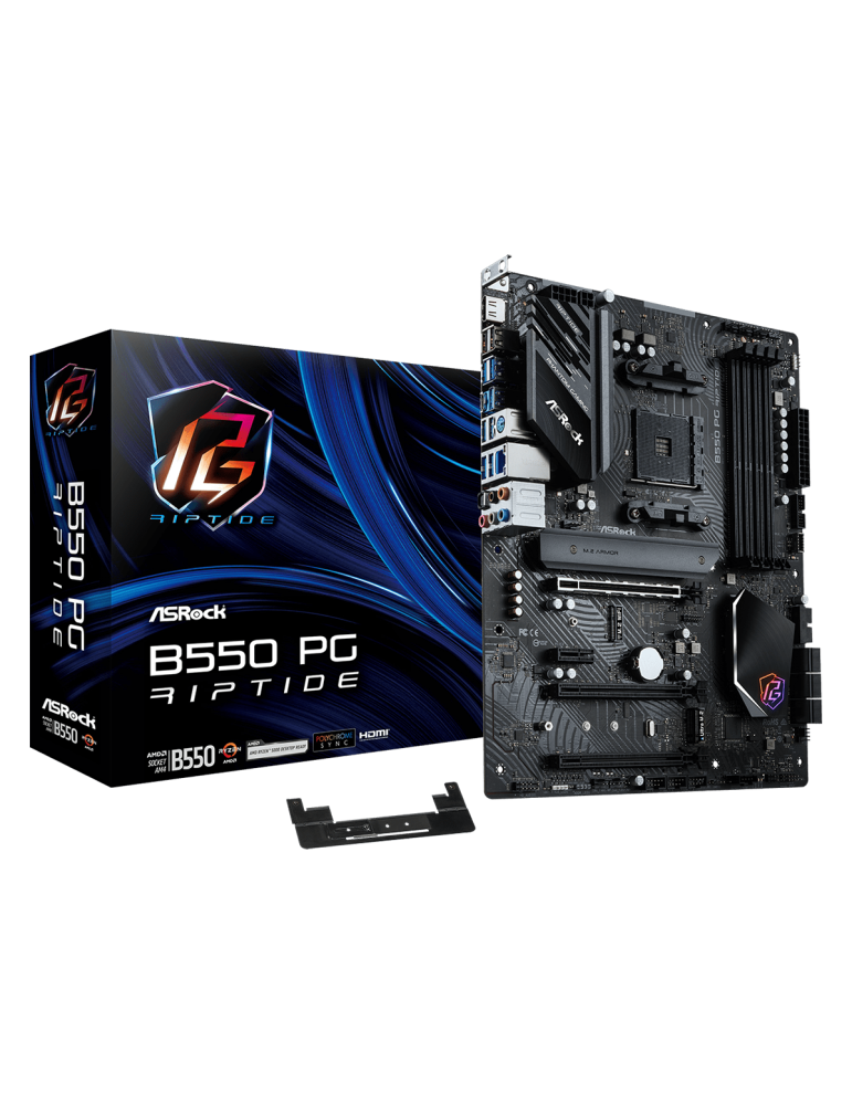 Дънна платка AsRock B550 Phantom Gaming  RIPTIDE, AM4, DDR4