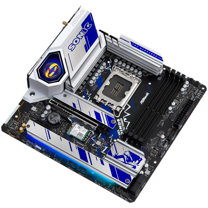 Дънна платка AsRock B760M Phantom Gaming  SONIC WIFI, LGA1700, DDR5