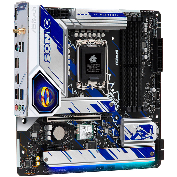 Дънна платка AsRock B760M Phantom Gaming  SONIC WIFI, LGA1700, DDR5