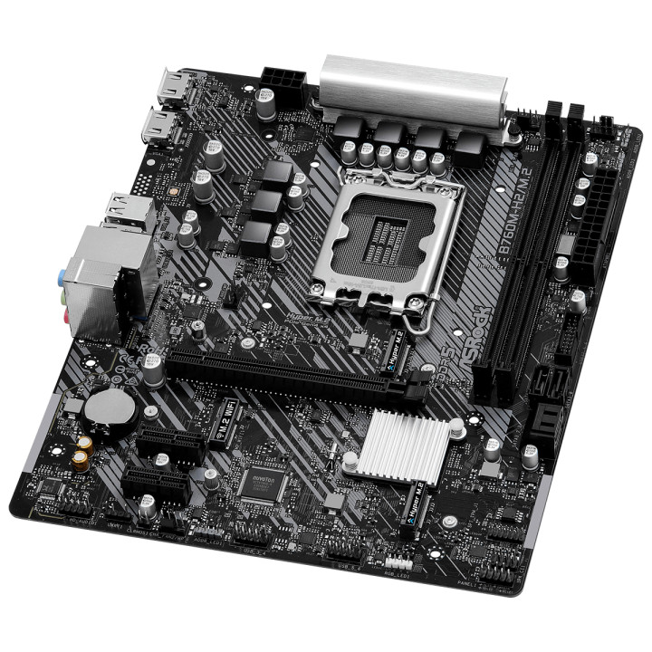 Дънна платка AsRock B760M-H2/M.2, DDR5, LGA1700