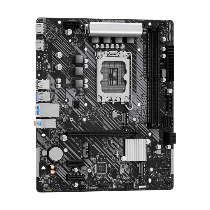 Дънна платка AsRock B760M-H2/M.2, DDR5, LGA1700
