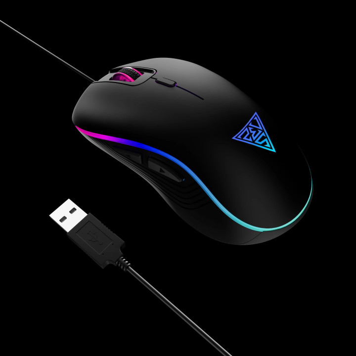 Геймърска мишка Gamdias AURA GS3, 3600dpi - GAMDIAS-AURA-GS3