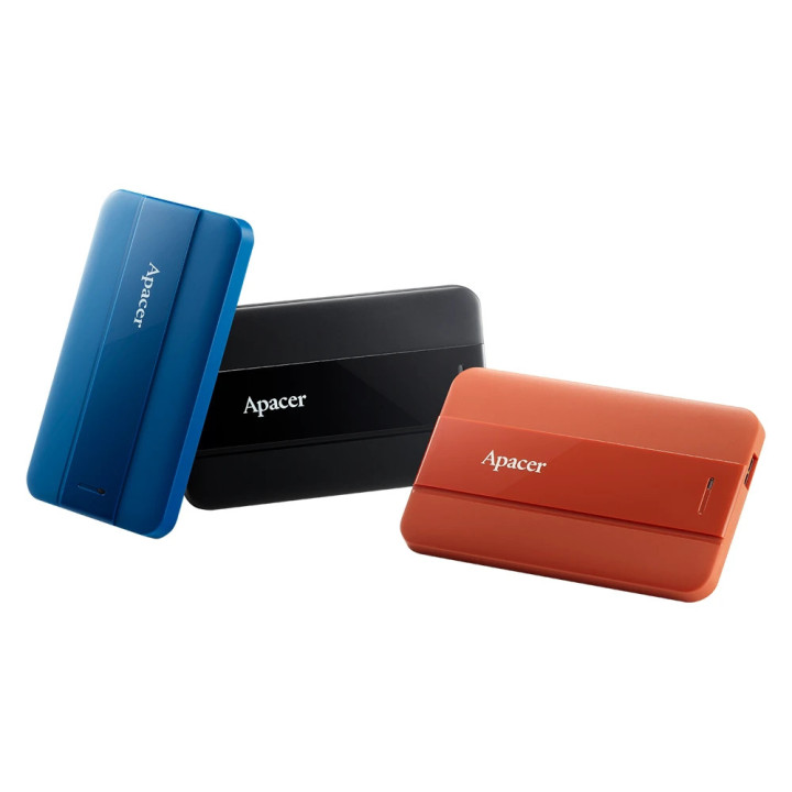 Външен хард диск Apacer 2TB AC237 USB 3.2 Gen 1, Black - AP2TBAC237B-1