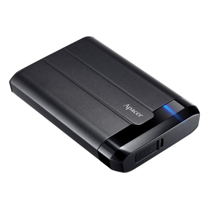 Външен хард диск Apacer 1TB AC732 USB 3.2 Gen 1, Military-Grade, Shockproof, IP68, Black - AP1TBAC732B-1