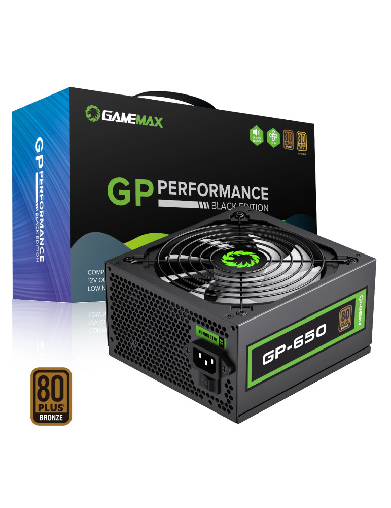 Захранване Gamemax GP-650 PSU 650W Bronze - GM-215106500004