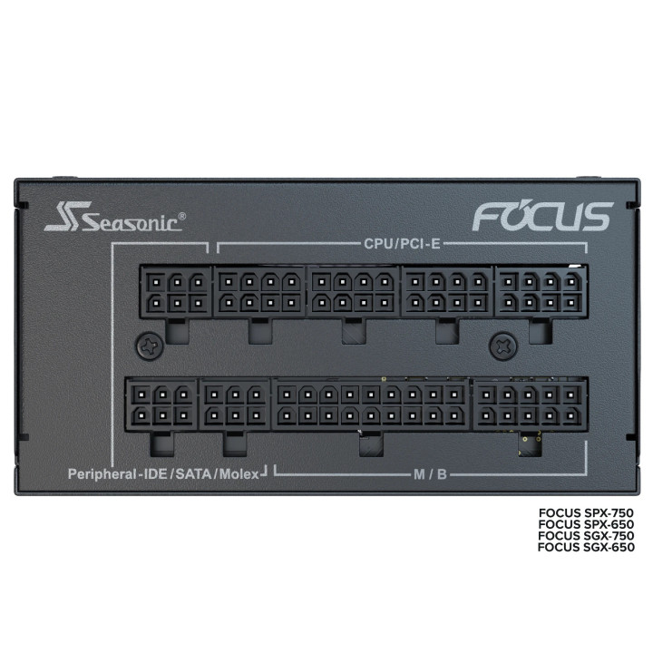 Модулно захранване Seasonic FOCUS SGX-750 PSU SFX/ATX 750W Gold - SSR-750SGX