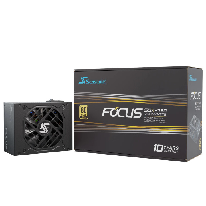 Модулно захранване Seasonic FOCUS SGX-750 PSU SFX/ATX 750W Gold - SSR-750SGX