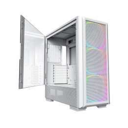 Кутия за компютър Montech SKY TWO GX, Mid-tower Case, TG, 3x140mm ARGB Fans, White - MONTECH-SKY-TWO-GX-WH