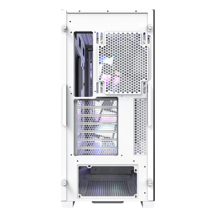 Кутия за компютър Montech AIR 903 MAX, Mid-tower, TG, 4x140mm Fans, ARGB, White - MONTECH-AIR-903-MAX-WH